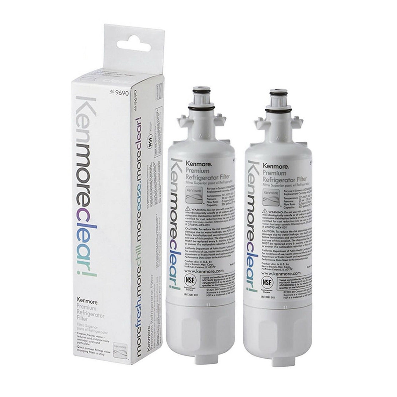 Kenmore 9690 Refrigerator Water Filter | Compatible for kenmore 46-9690,469690