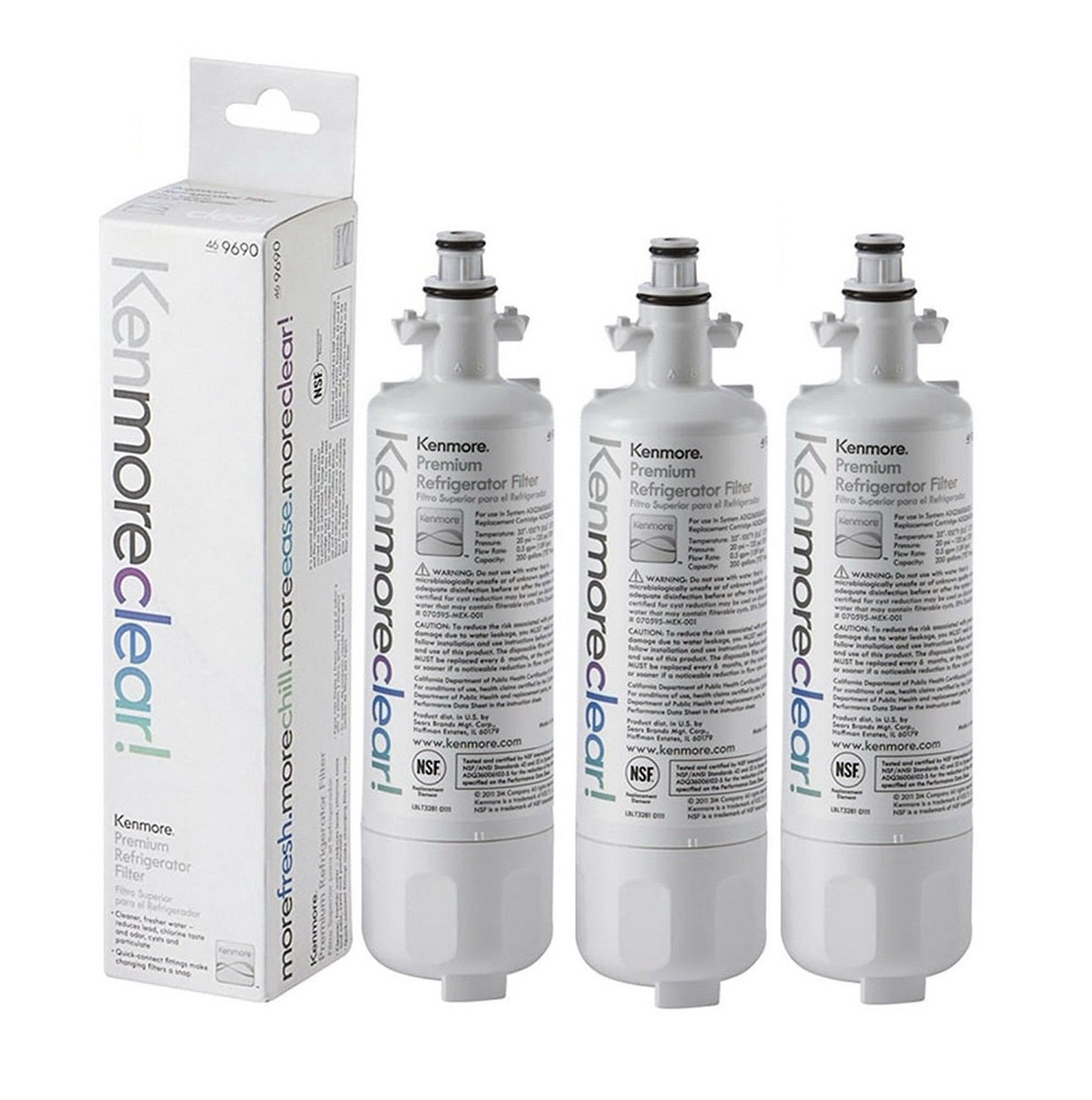 Kenmore 9690 Refrigerator Water Filter | Compatible for kenmore 46-9690,469690