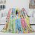 Kids Room Decoration Bluey Blanket Printed Flannel Throw