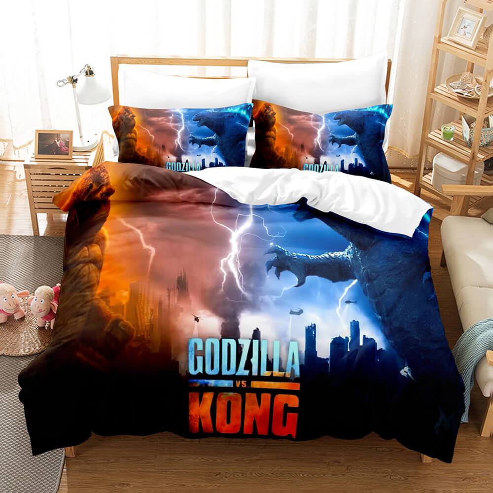 King Kong vs Godzilla Bedding Set Duvet Cover