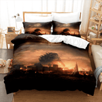 Juego de cama con funda de edredón King Kong vs Godzilla