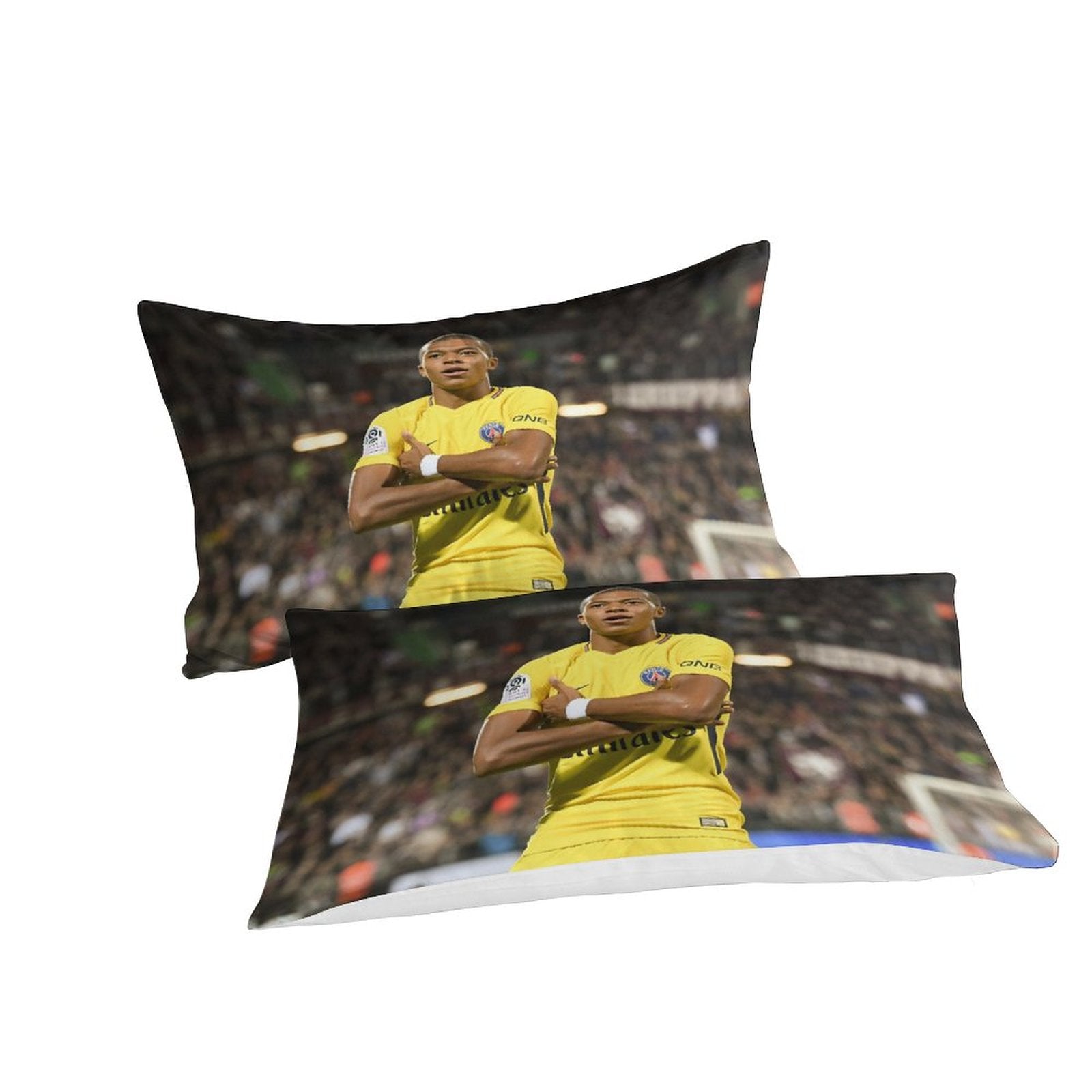 Kylian Mbappé Pattern Bedding Set Quilt Cover Without Filler