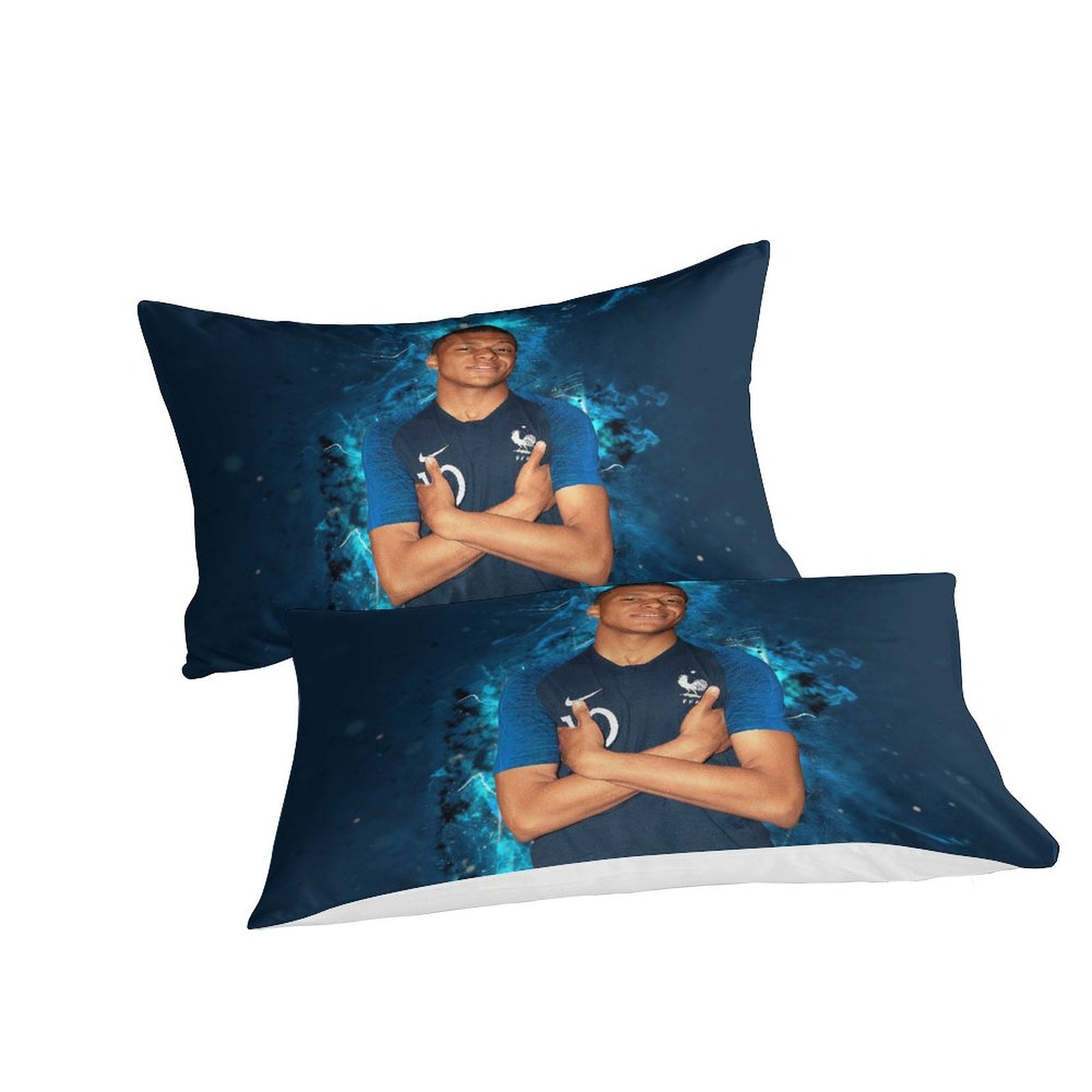 Kylian Mbappé Pattern Bedding Set Quilt Cover Without Filler