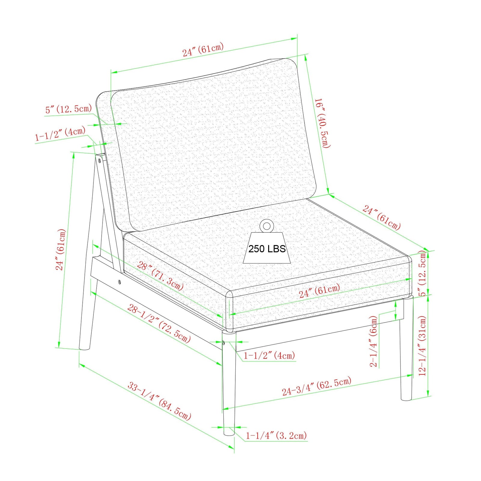 Mesa de centro y seccional para exteriores de madera maciza con husillo de 6 piezas Circa Modern