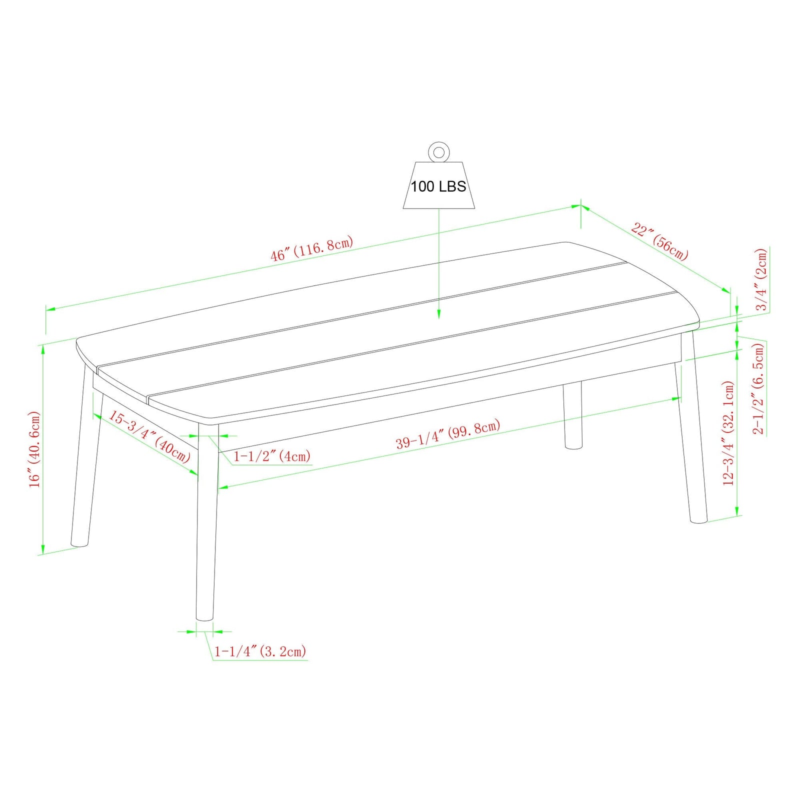Mesa de centro y seccional para exteriores de madera maciza con husillo de 6 piezas Circa Modern