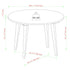 Kochi Minimalist Solid Wood Round Dining Table