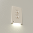 Luz de noche LED LumiCover - Duplex - Almendra clara