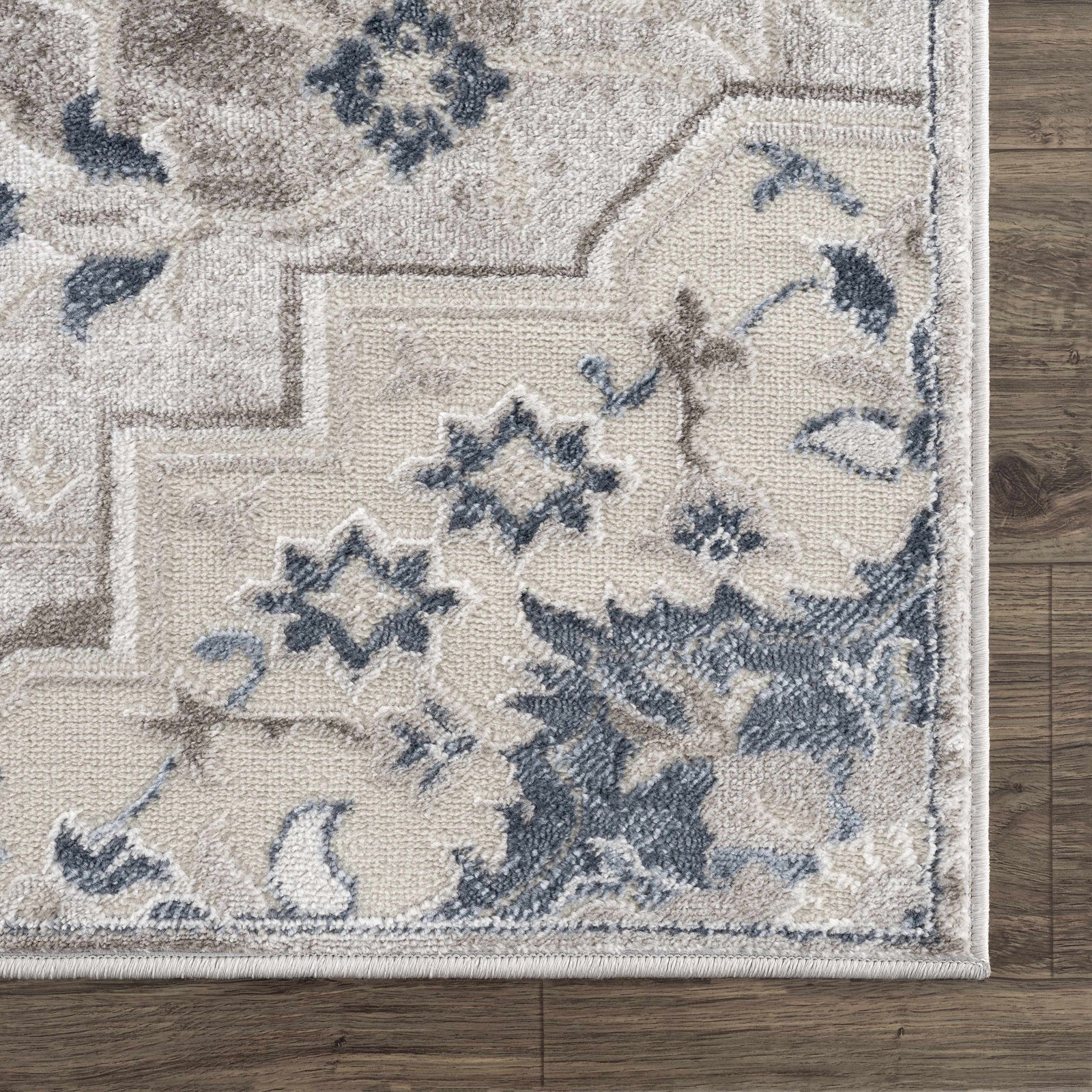 Alfombra Calum azul y gris - Liquidación