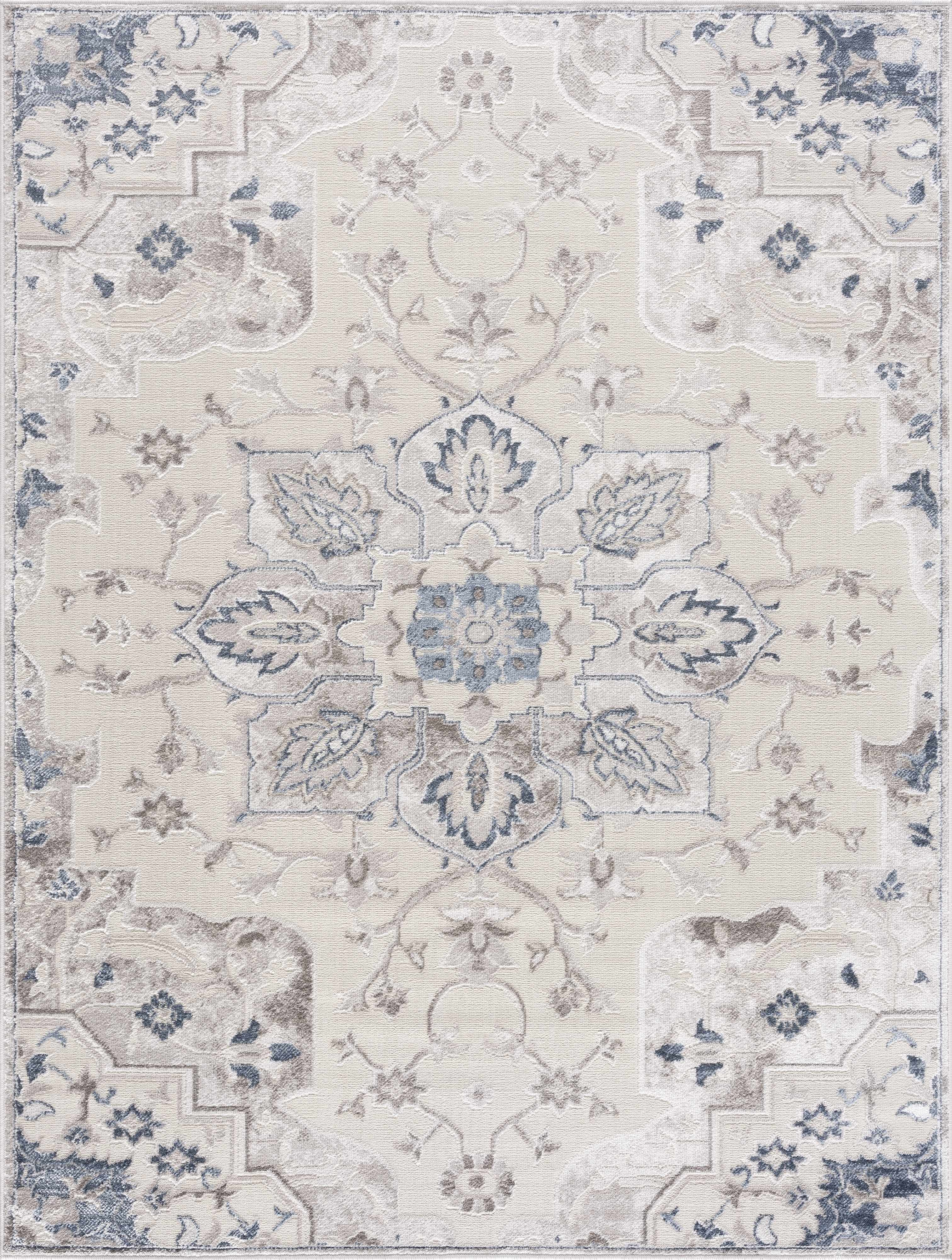 Alfombra Calum azul y gris - Liquidación