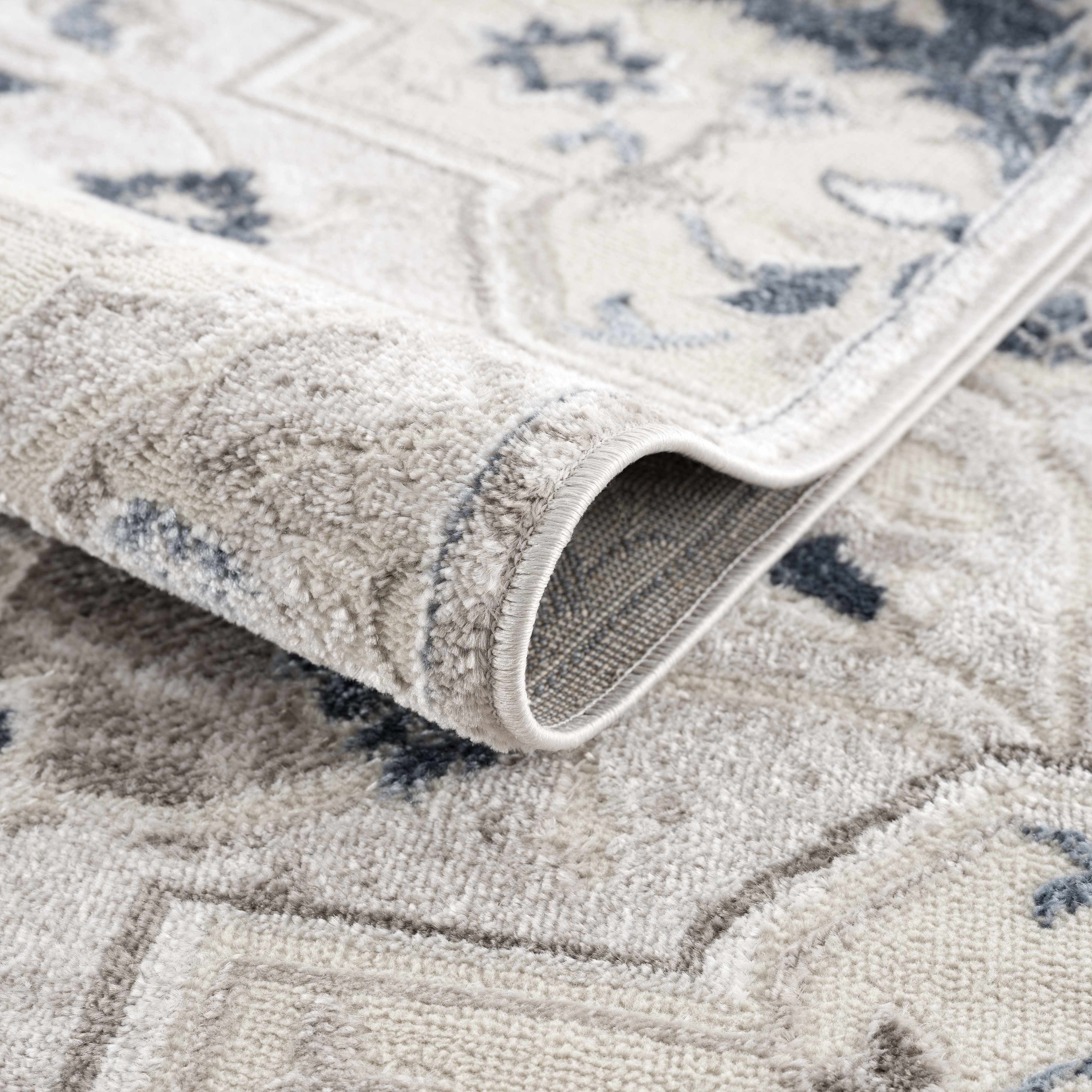 Alfombra Calum azul y gris - Liquidación