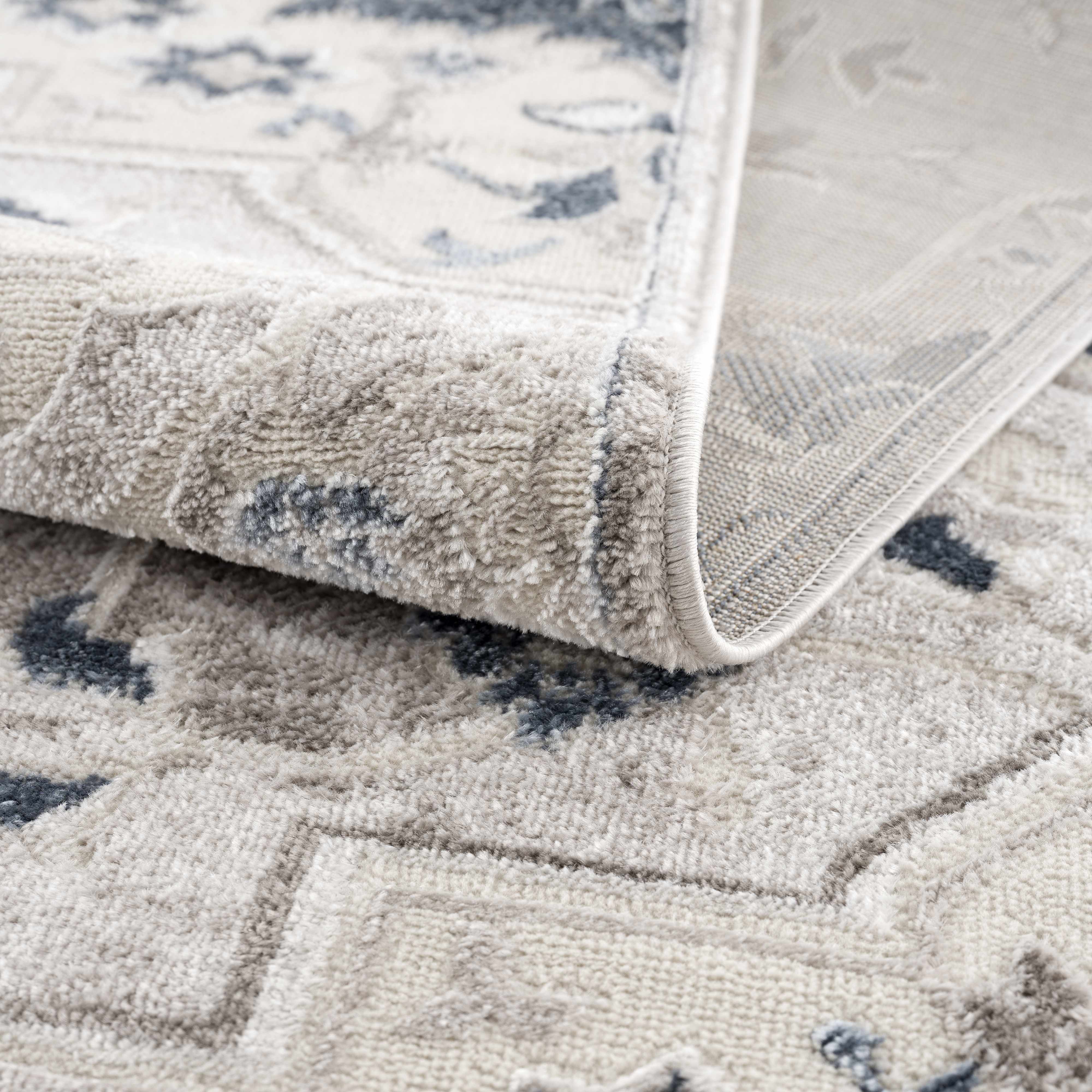 Alfombra Calum azul y gris - Liquidación