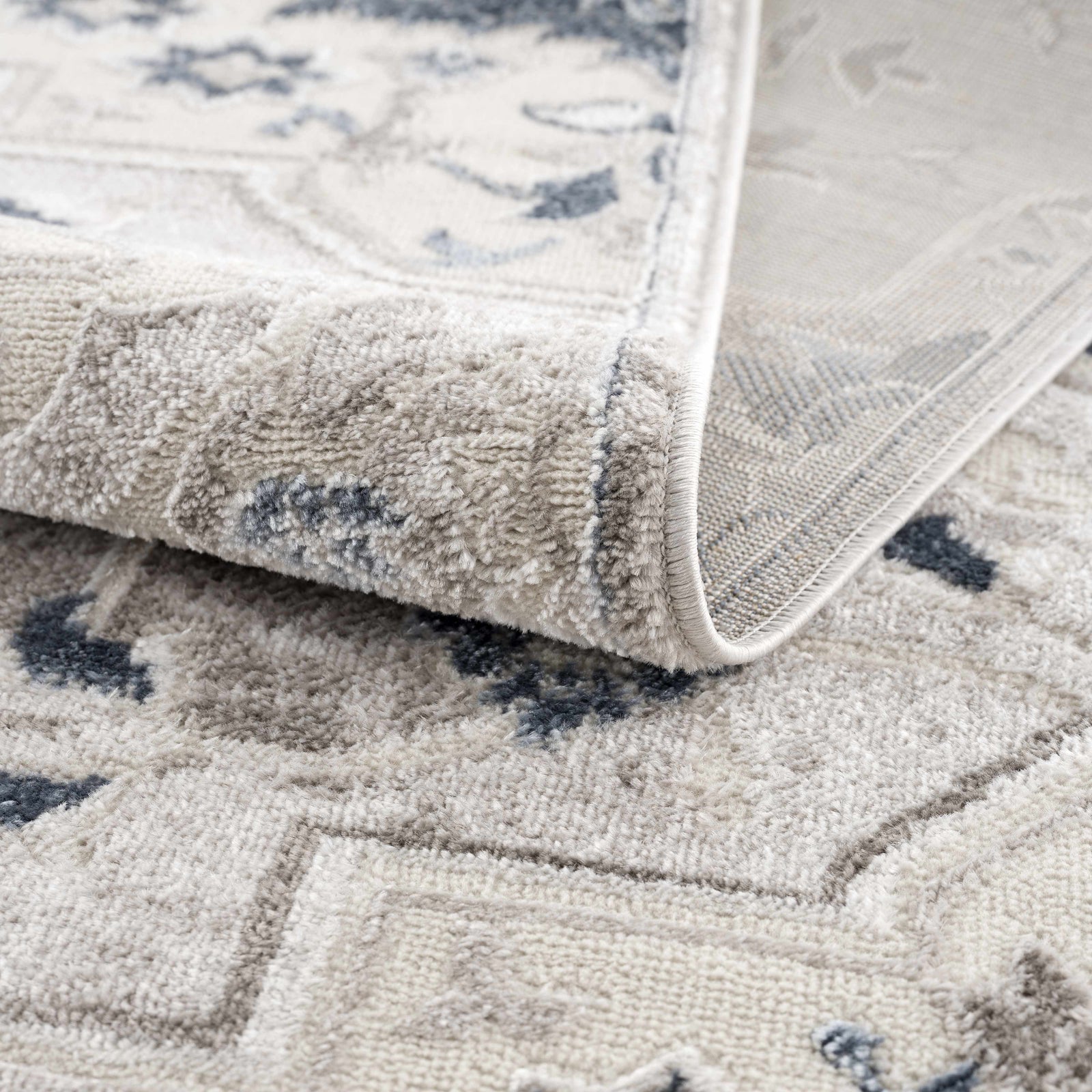 Alfombra Calum azul y gris - Liquidación