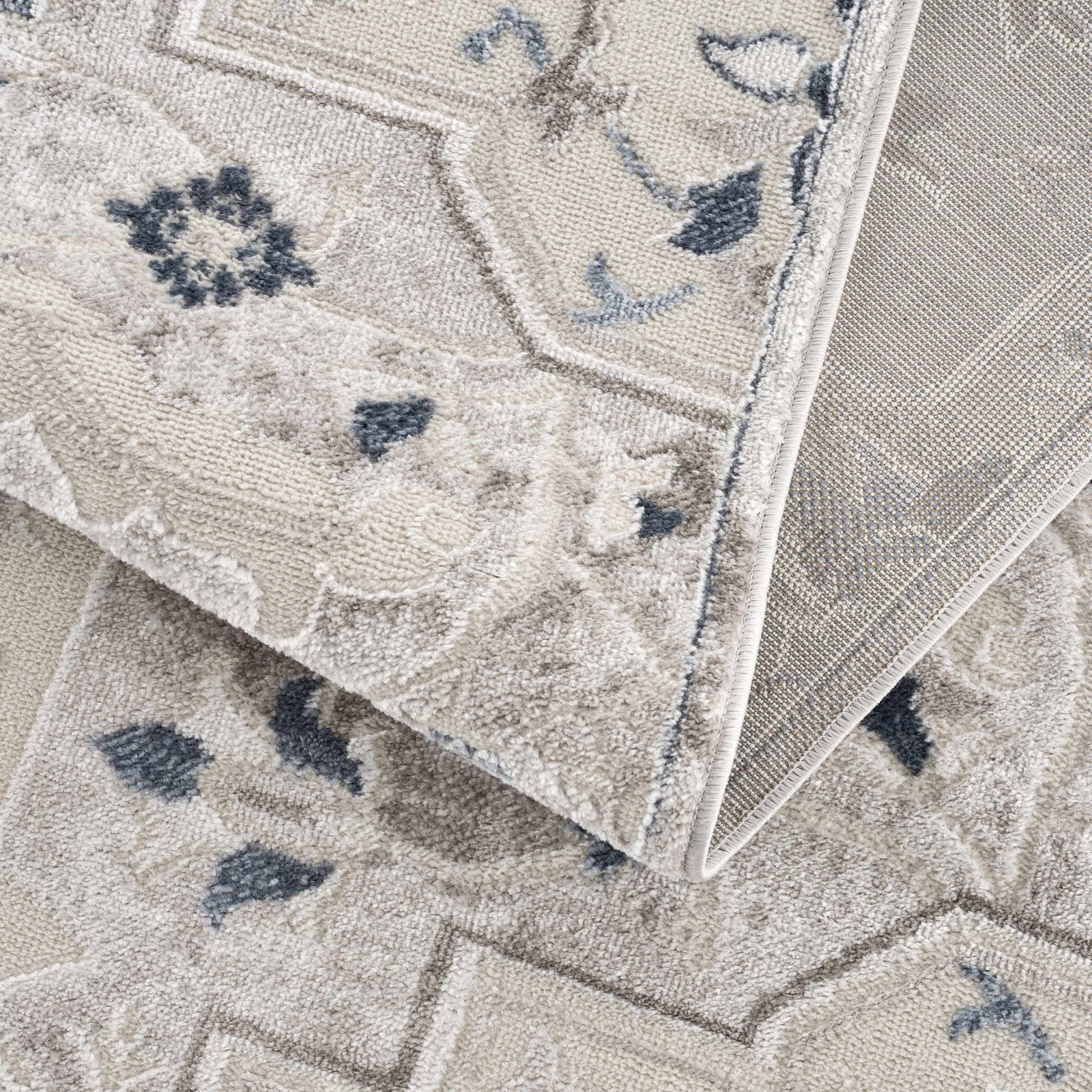 Alfombra Calum azul y gris - Liquidación