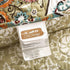 DaDa Bedding Bohemian Floral Paisley Garden Coral Teal Quilted Bedspread Set (LH1403)