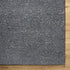 Winta Black Wool Area Rug