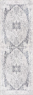 Alfombra lavable de pelo plano Hera Ivory