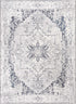Alfombra lavable de pelo plano Hera Ivory