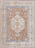 Alfombra lavable de pelo plano Gael Rust