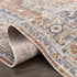 Alfombra lavable de pelo plano Gael Rust