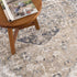 Alfombra lavable de pelo plano beige Rudo
