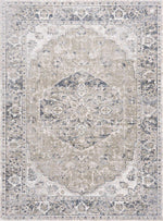 Alfombra lavable de pelo plano azul Rudo