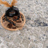 Alfombra lavable de pelo plano azul Rudo
