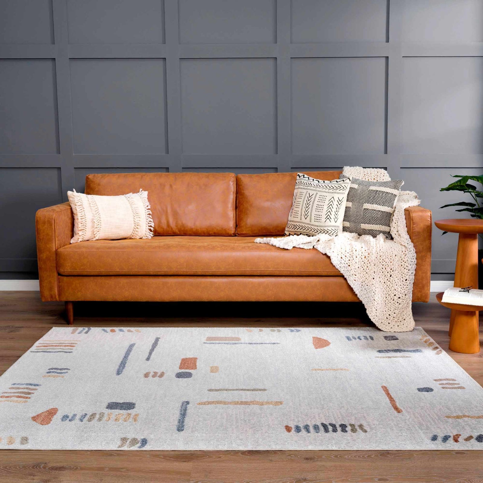 Alfombra lavable moderna Arnon
