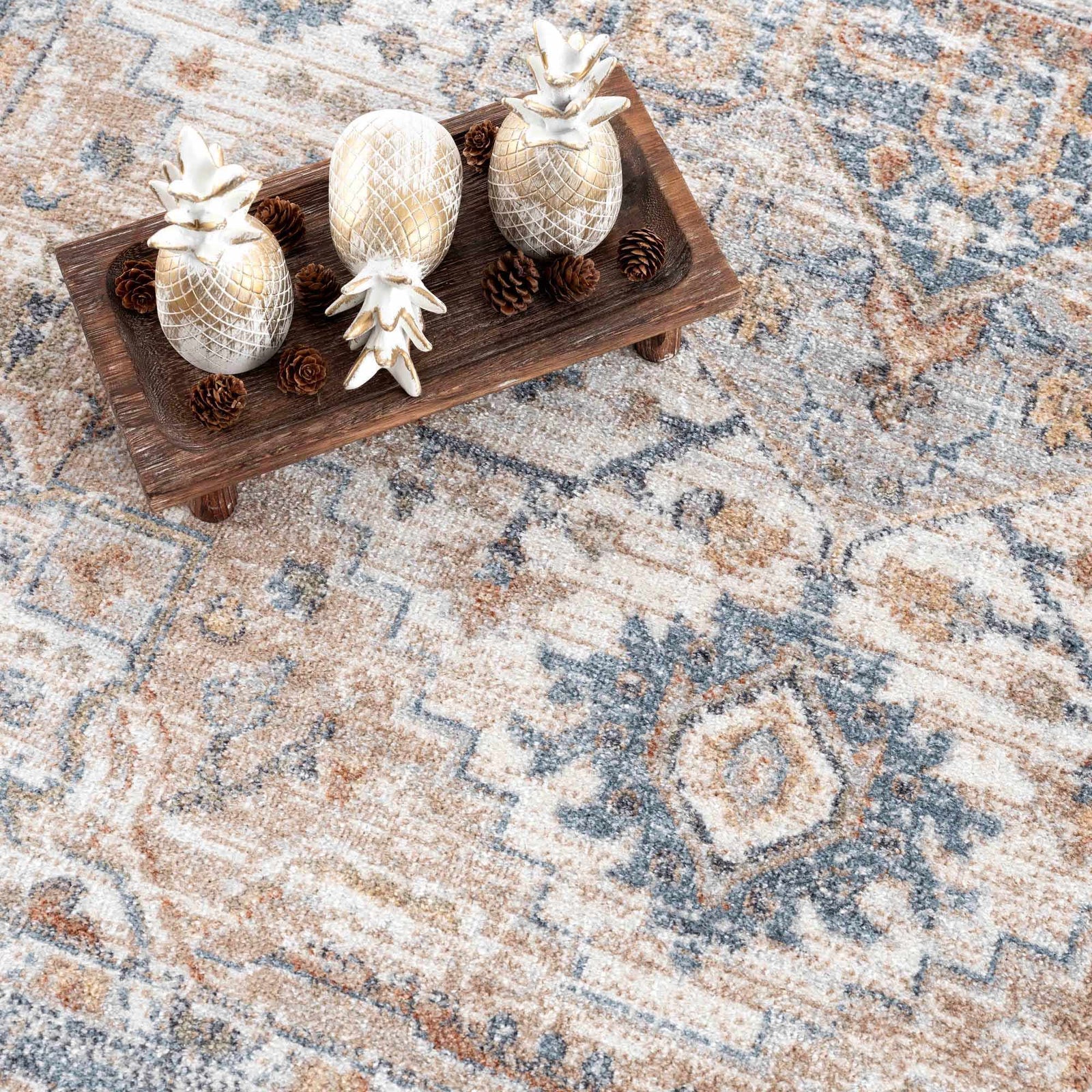 Alfombra lavable de pelo plano Ezri