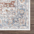 Alfombra lavable de pelo plano rojo y azul Neta