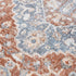 Alfombra lavable de pelo plano rojo y azul Neta