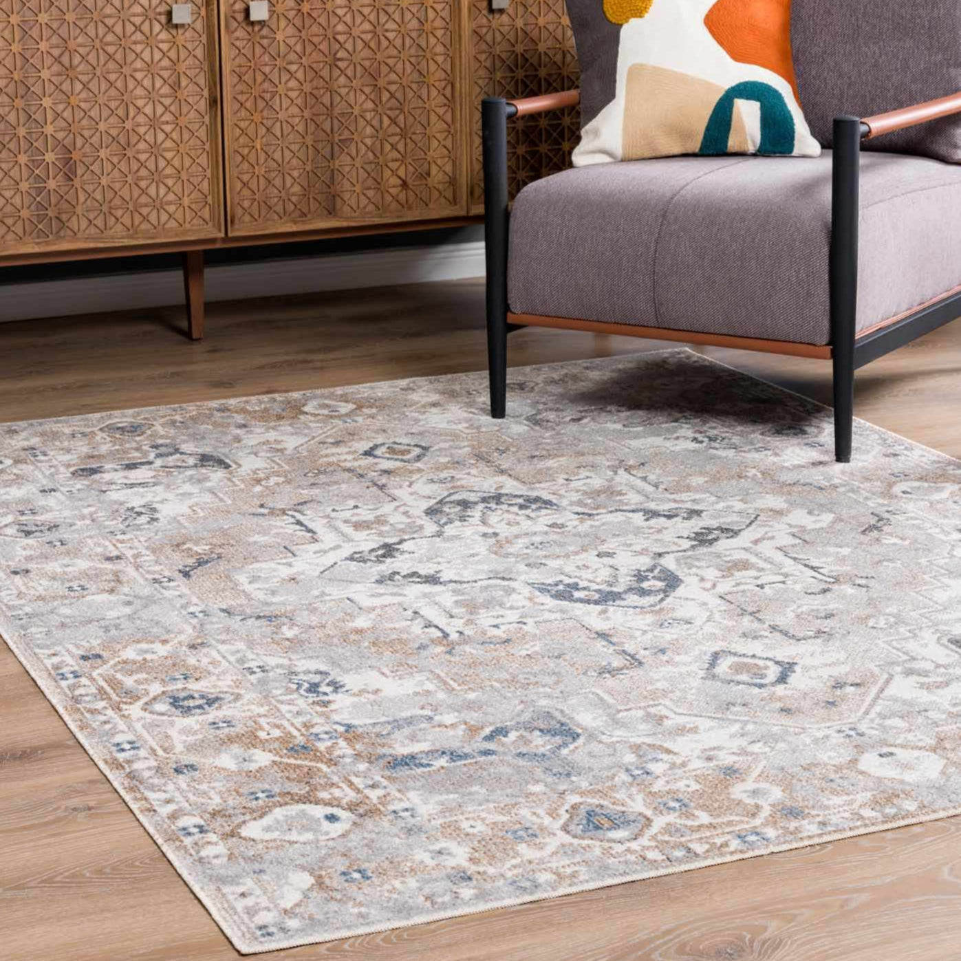 Alfombra lavable de pelo plano Dobry