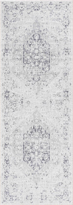 Alfombra lavable de pelo plano Akram Antrasit