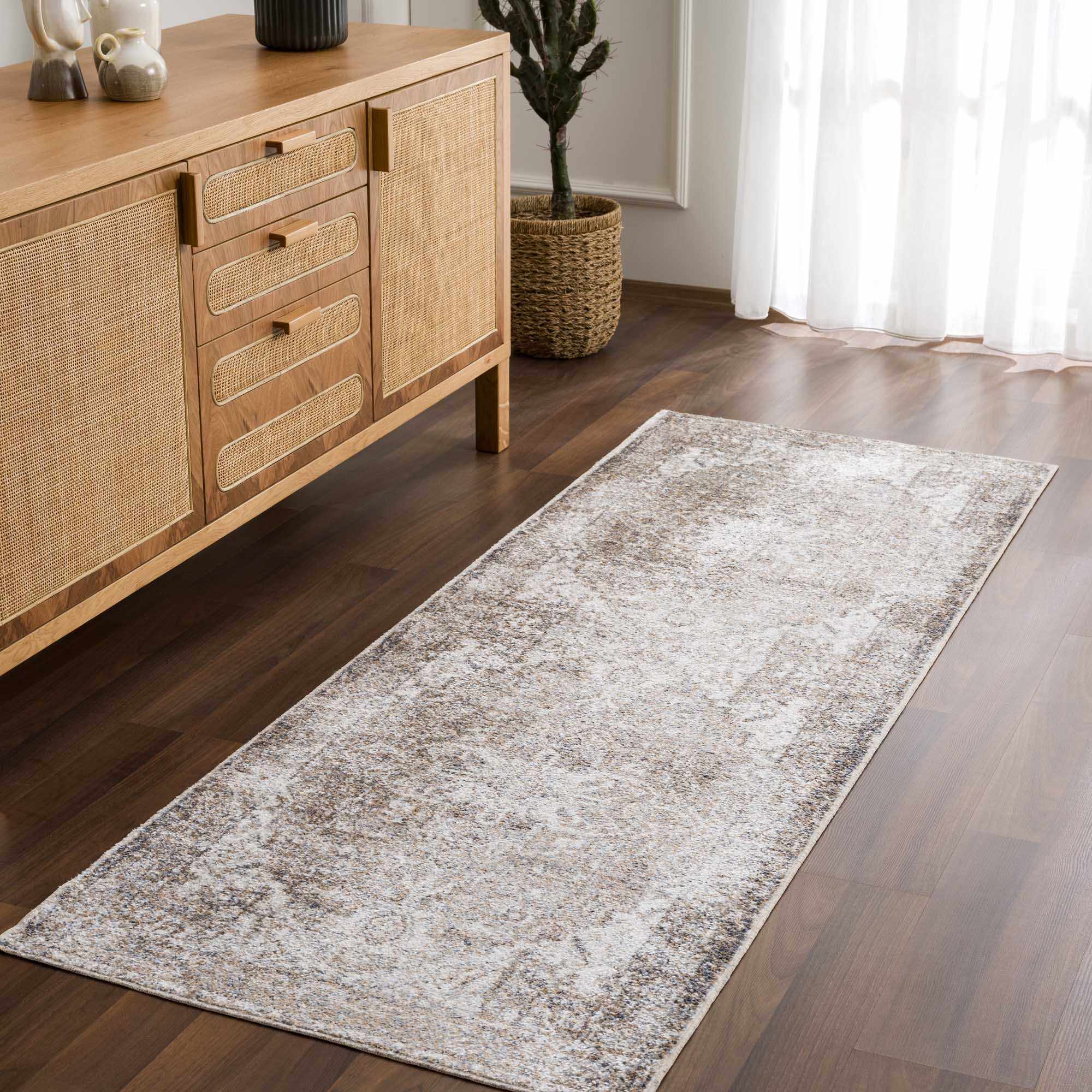 Alfombra lavable de pelo plano Hera