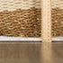 Alfombra lavable de pelo plano color crema Hiti