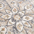 Alfombra lavable de pelo plano color crema Hiti