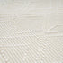 Alfombra de lana con enrejado en color beige Ramsbury