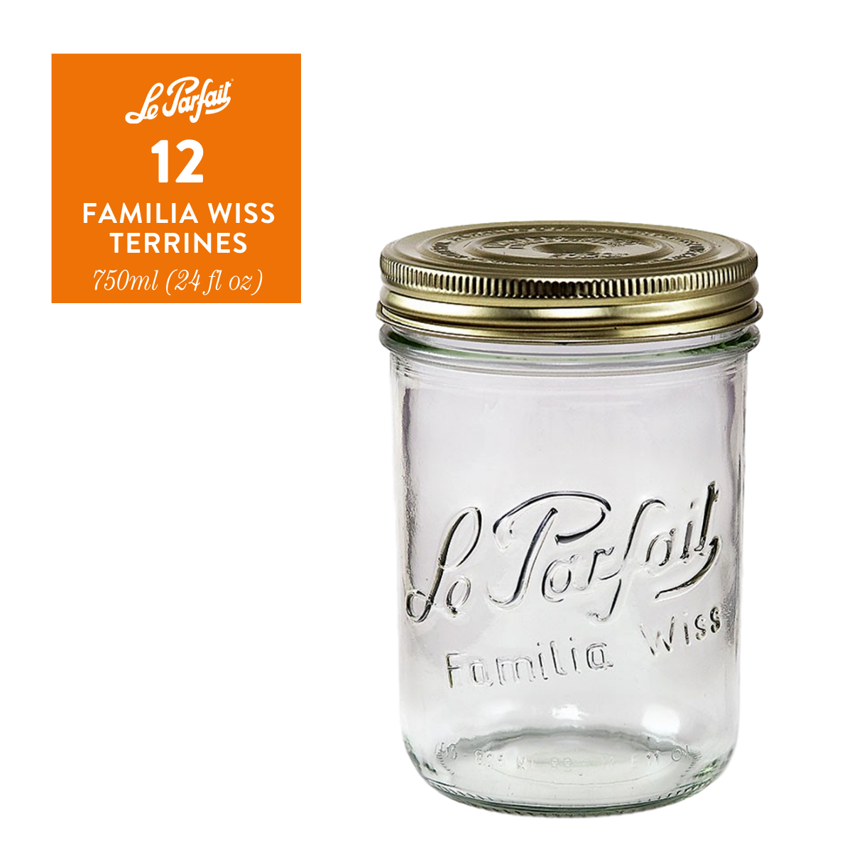 Le Parfait Familia Wiss Terrines - Food Storage Containers