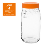 Le Parfait Screw Top Jars Food Storage Containers
