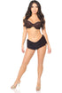 Dark Brown Lace Ruffle Panty