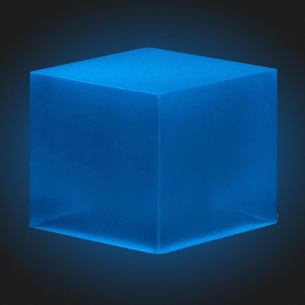 Pigmento epoxi en polvo que brilla en la oscuridad de color azul cielo