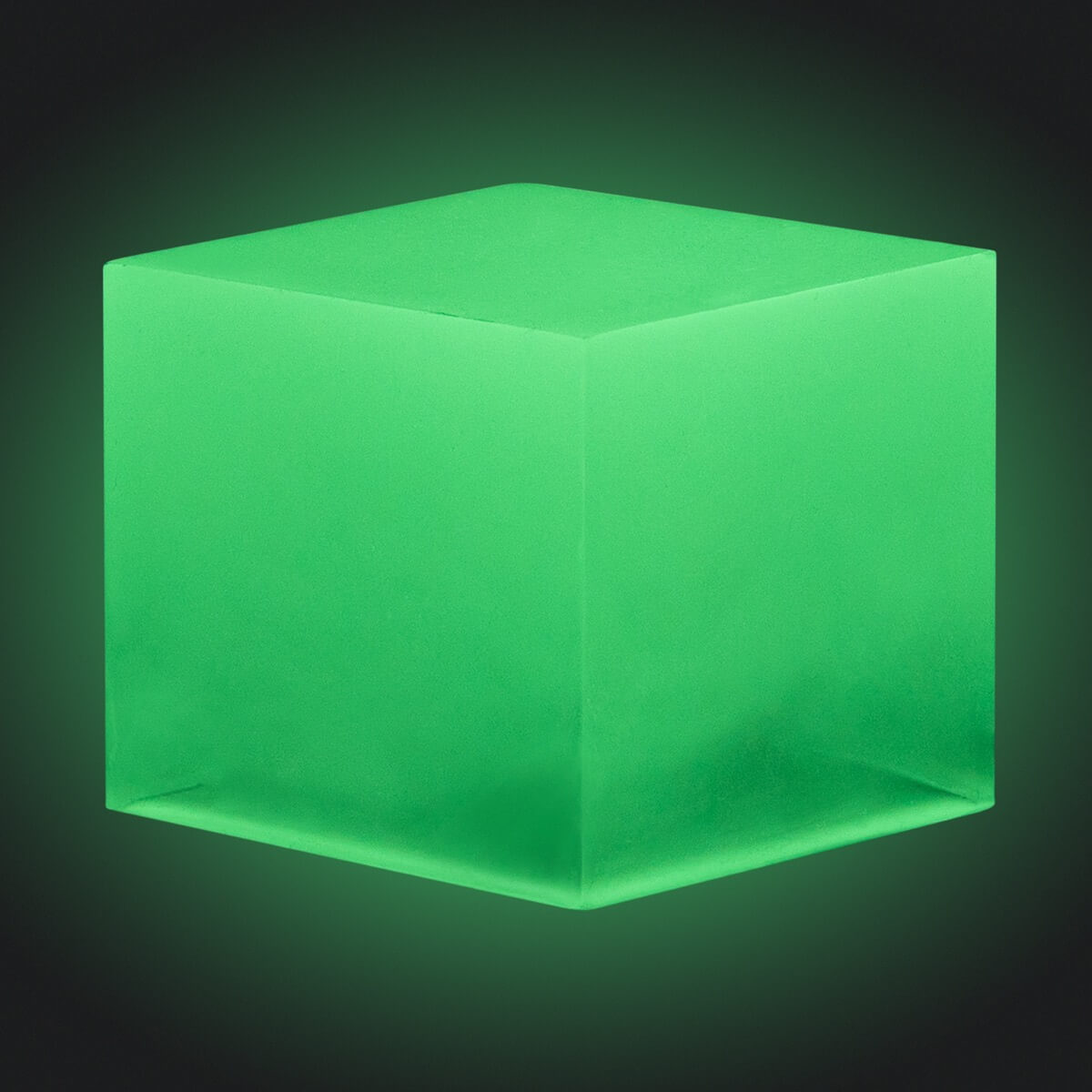 Pigmento epoxi en polvo amarillo/verde que brilla en la oscuridad 