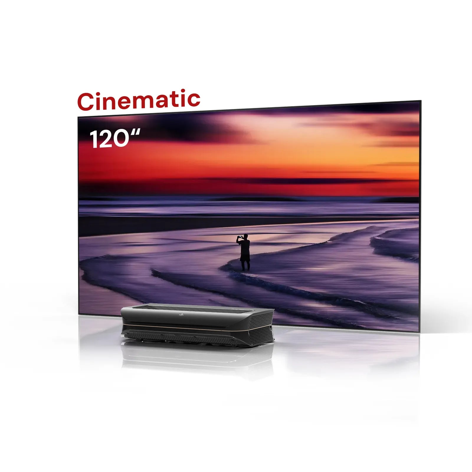 Paquete de pantalla cinematográfica ALR LTV-3000 Pro de 100'' a 132'' 