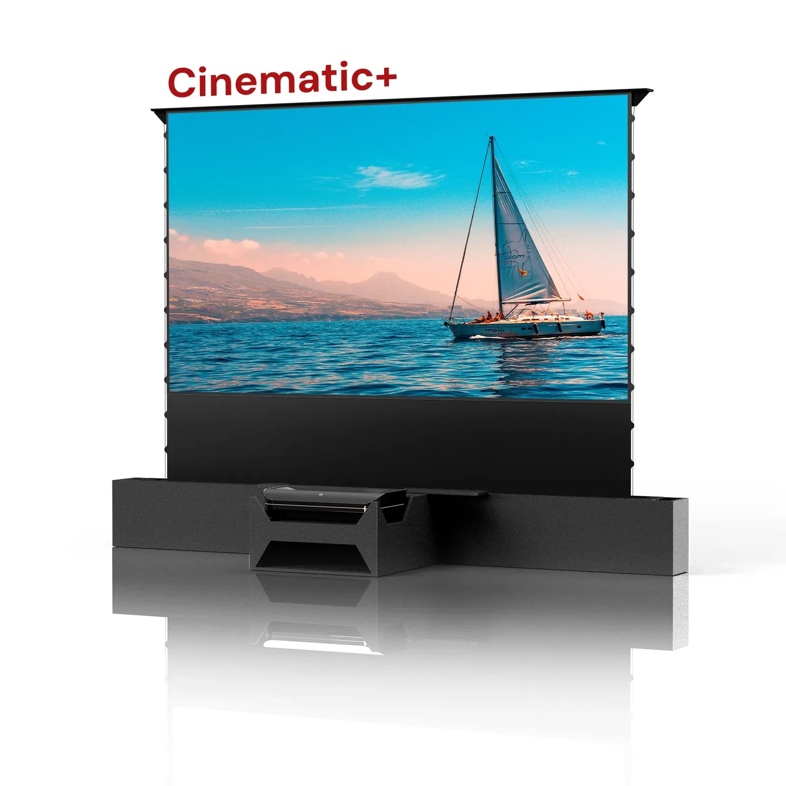 100''-130'' AWOL Vision Cinematic+ ALR Motorized Floor Rising Acoustic Screen