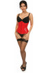 Lavish Red Patent Underbust Corset