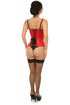 Lavish Red Patent Underbust Corset