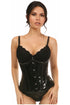 Lavish Black Patent Underbust Corset