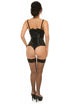 Lavish Black Patent Underbust Corset