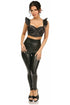 Lavish Celestial Underwire Bustier Top w/Removable Ruffle Sleeves