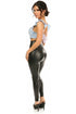 Lavish Lt Blue Eyelet Underwire Bustier Top w/Removable Ruffle Sleeves