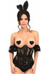 Lavish 3 PC Daring Lace Bunny Corset Costume